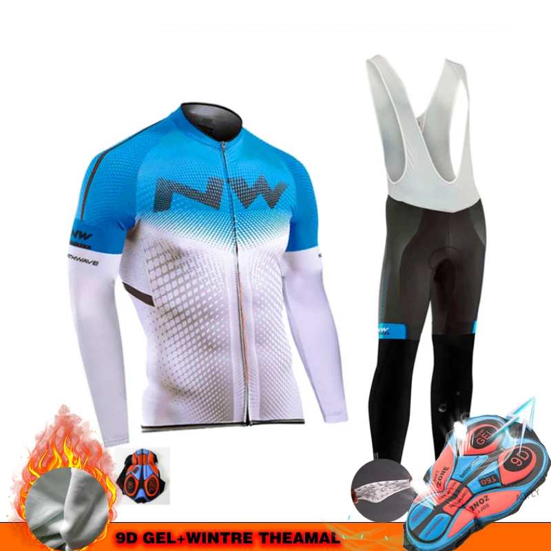 Northwave Pro Team Зимняя одежда для велоспорта дышащая Ropa Ciclismo Одежда с длинным рукавом для горного велосипеда спортивная одежда для улицы