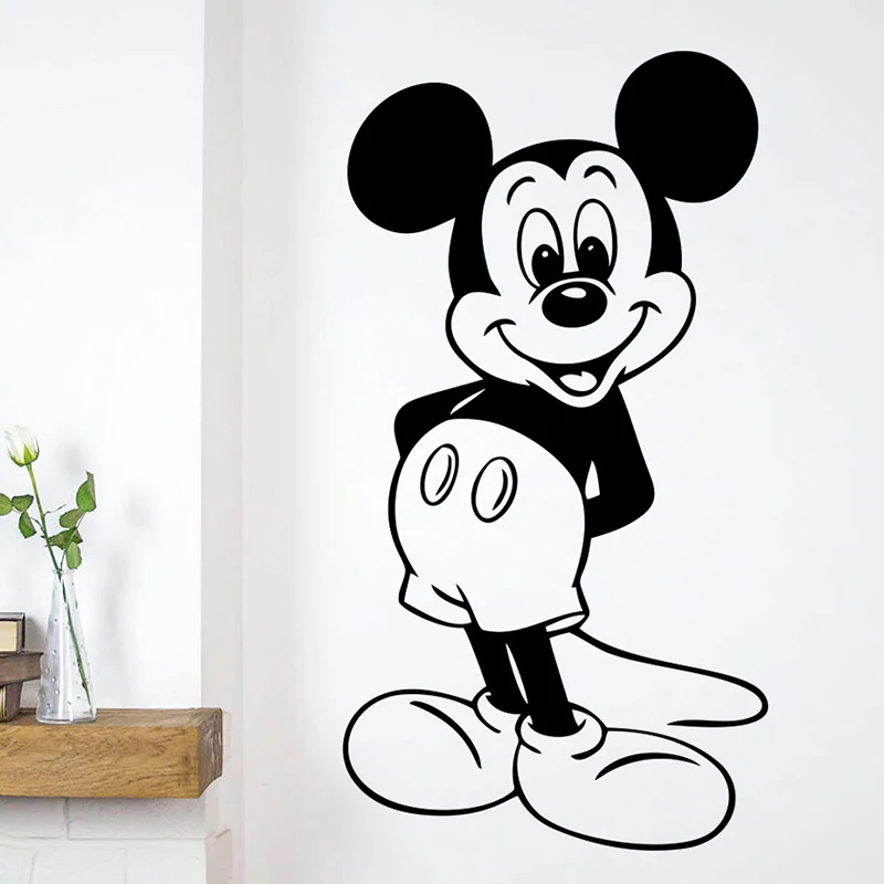 Disney Cartoon Mickey Mouse Minnie Wall Sticker Wall Decals Vinyl Stickers For Children Rooms Kids Rooms Decoration Accessories Disney Cartoon Mickey Mouse Minnie Wall Sticker Wall Decals Vinyl Stickers For Children Rooms Kids Rooms Decoration Accessories