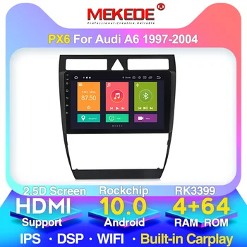 

Newest android car Multimedia Player autoradio forAudi/A6/S6/RS6 1997-2004 with 4G 64G GPS radio carplay DSP voice control IPS
