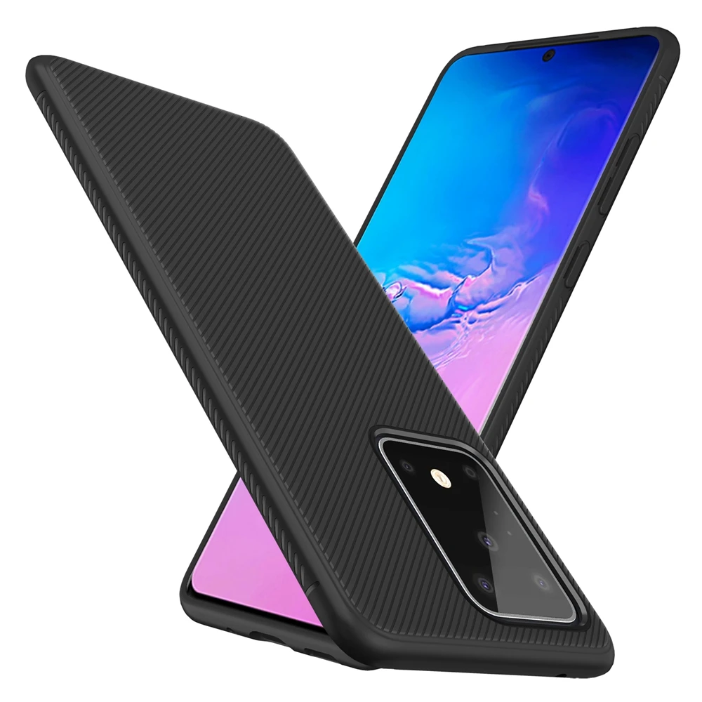 Чехол для Etui Samsung S20 Plus роскошный Ударопрочный Мягкий силиконовый чехол телефона