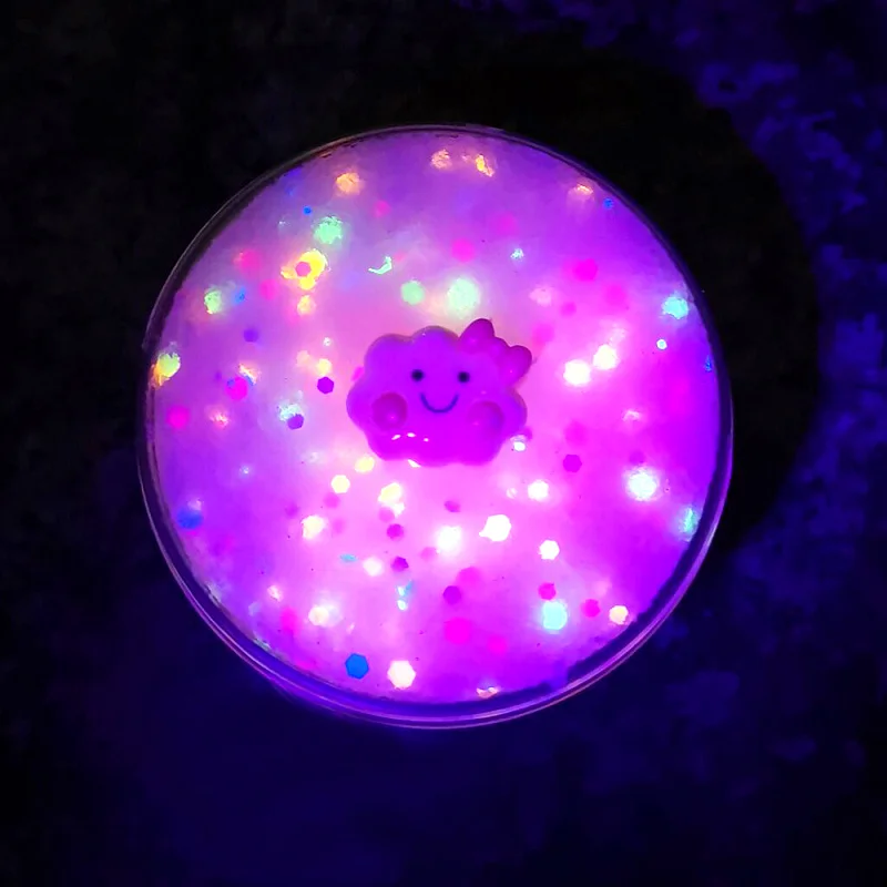 

60ml Fluffy Slime Lizun DIY Toy for Fluorescent Crystal Mud Soft Clay Plasticine Colored Clay Charms Slime Supplies Kids Toy