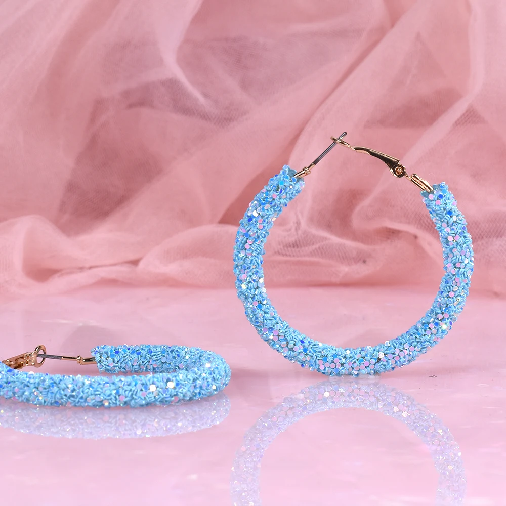 Женские серьги с кристаллами круглые Винтажные золотого цвета со стразами