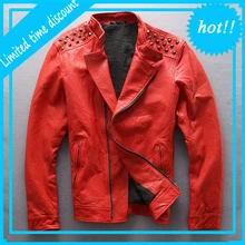 Мужская брендовая Черная куртка из натуральной кожи, Высококачественная верхняя одежда с заклепками, винтажная классическая мужская мотоциклетная куртка из воловьей кожи