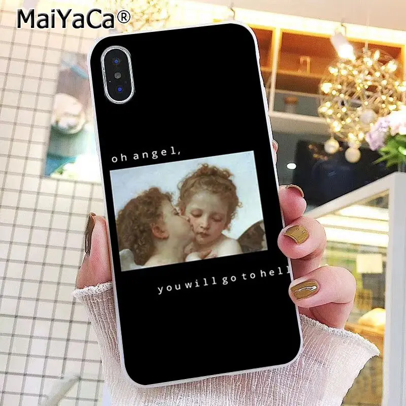 MaiYaCa Винтажный чехол для телефона с изображением райского ангела для iphone 11 Pro 11Pro MAX 8 7 6 6S Plus X XS MAX 5 5S SE XR 10 Capa