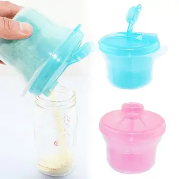

1Pcs Baby Three Grid Milk Powder Dispenser Travel Infant Milk Powder Dispenser Container Storage Feeding Box