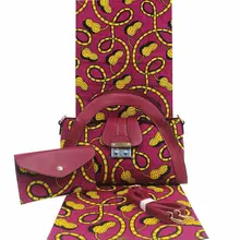 Esewing Новое поступление горячая Распродажа кошельки и сумки модные сумки женские сумки африканская восковая Сумка Набор Анкара восковая печать ткань