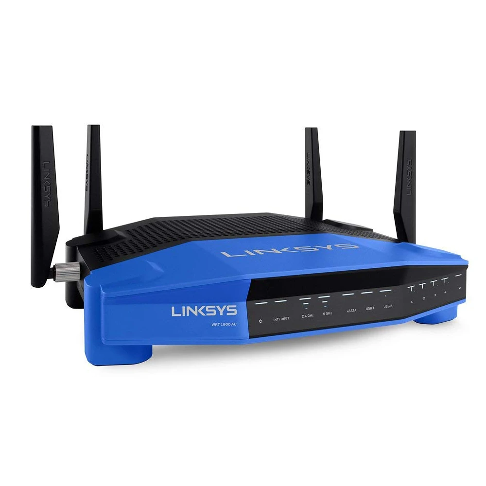 smart wifi signal booster Linksys WRT1900ACS Kép + Wi-Fi Không Dây Với Gigabit & USB 3.0 Cổng Thông Minh Wi-Fi cực CPU 1.6 GHz wifi repeater amplifier