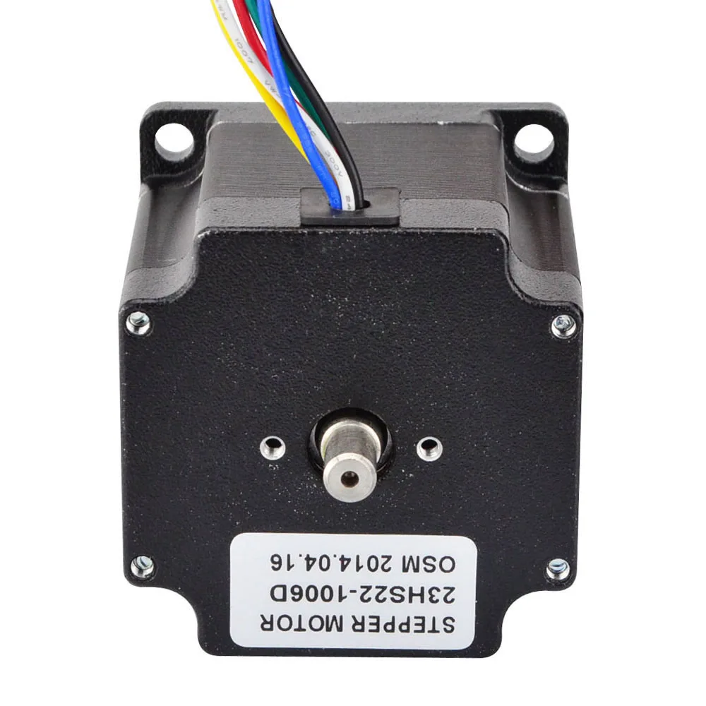 Dual Shaft Nema 23 Stepper Motor Unipolar 1.8 Degree 90Ncm(127.5oz.in) 1A 57x56mm 6 Wires CNC 3D Printer