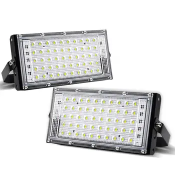 

LED Flood Light AC220V RGBW Floodlight Street Lights IP66 Waterproof Outdoor Wall Reflector Lighting Garden Square Spotlight New