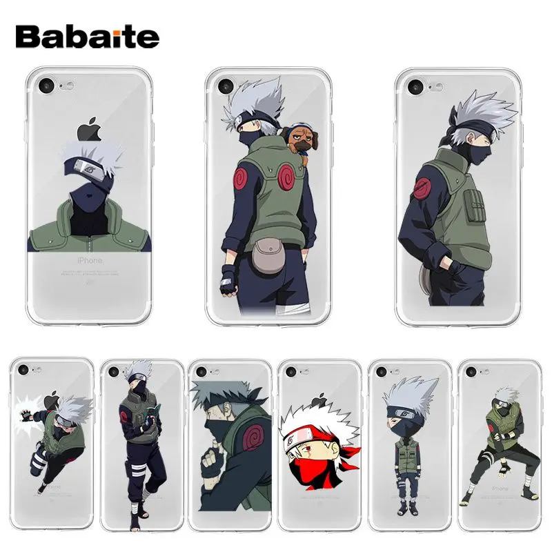 Роскошный гибридный Чехол Yinuoda Naruto Hatake Kakashi для Apple iPhone 8 7 6 6S Plus X XS max 5 5S SE XR|Бамперы|