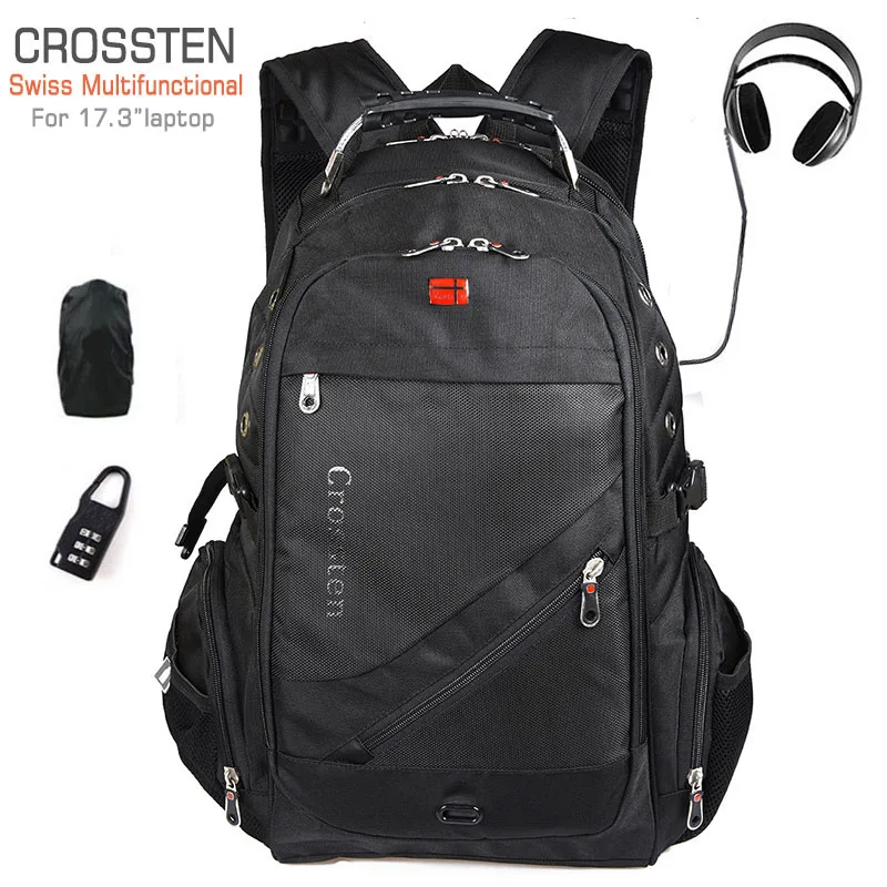 Цена Многофункциональный швейцарский рюкзак Crossten 17,3
