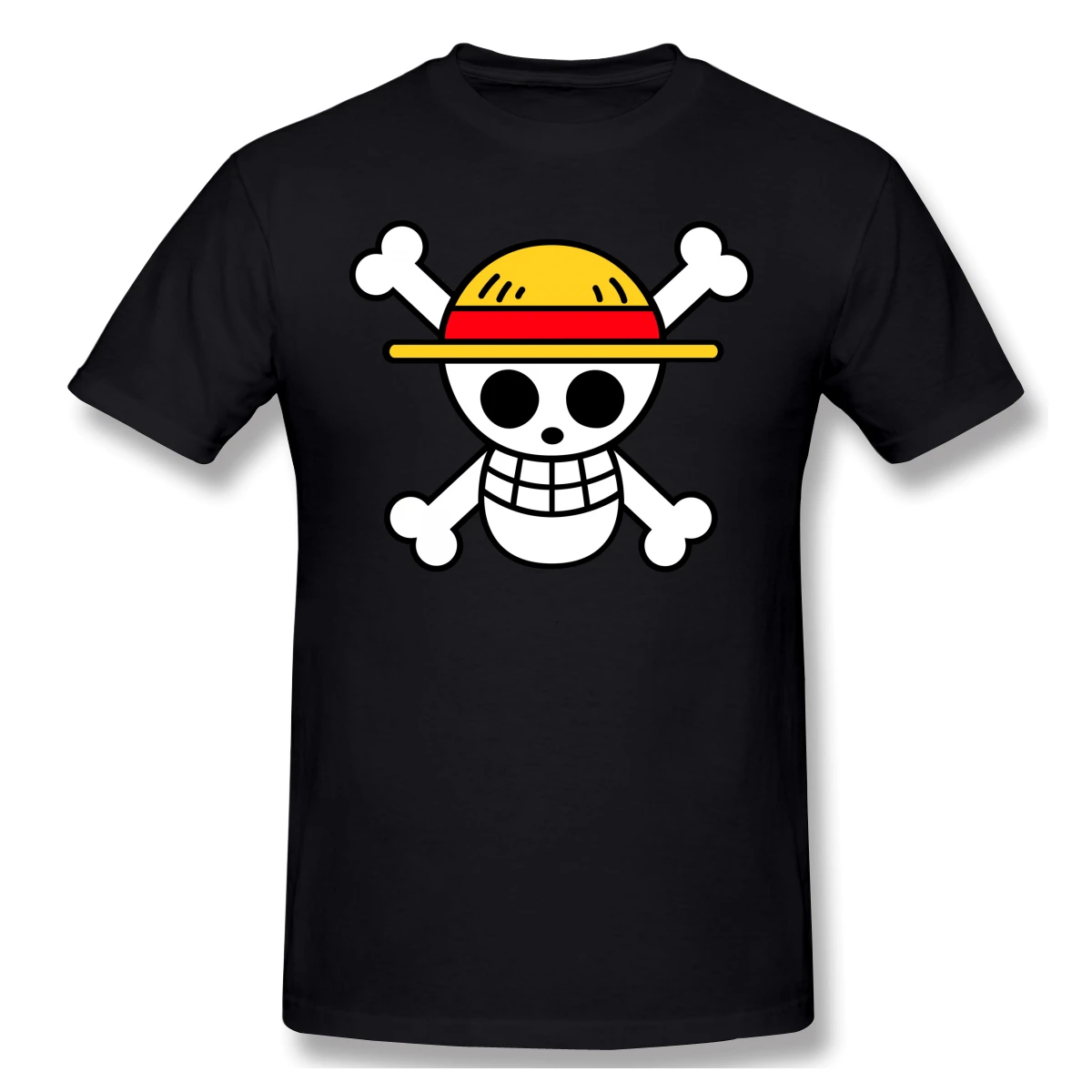 

One Piece Logo t shirt men Casual Fashion Men's Basic Short Sleeve T-Shirt boy girl hip hop t-shirt top tees