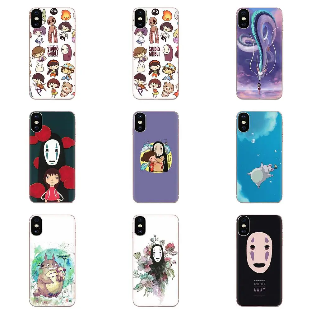 Case For Sony Xperia Z Z1 Z2 Z3 Z4 Z5 compact Mini M2 M4 M5 T3 E3 E5 XA XA1 XZ Premium Cases Studio Ghibli Spirited Away Totoro | Мобильные