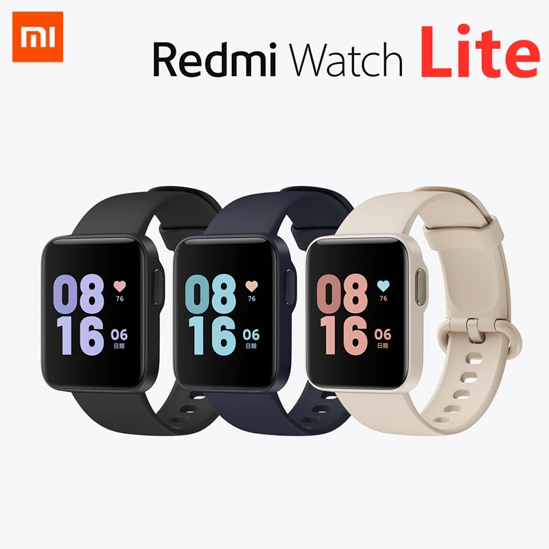 Xiaomi Mi Watch Lite Bluetooth Smart Watch Gps 5atm Waterproof Smartwatch  Fitness Heart Rate Monitor Mi Band Global Version - Smart Watches -  AliExpress
