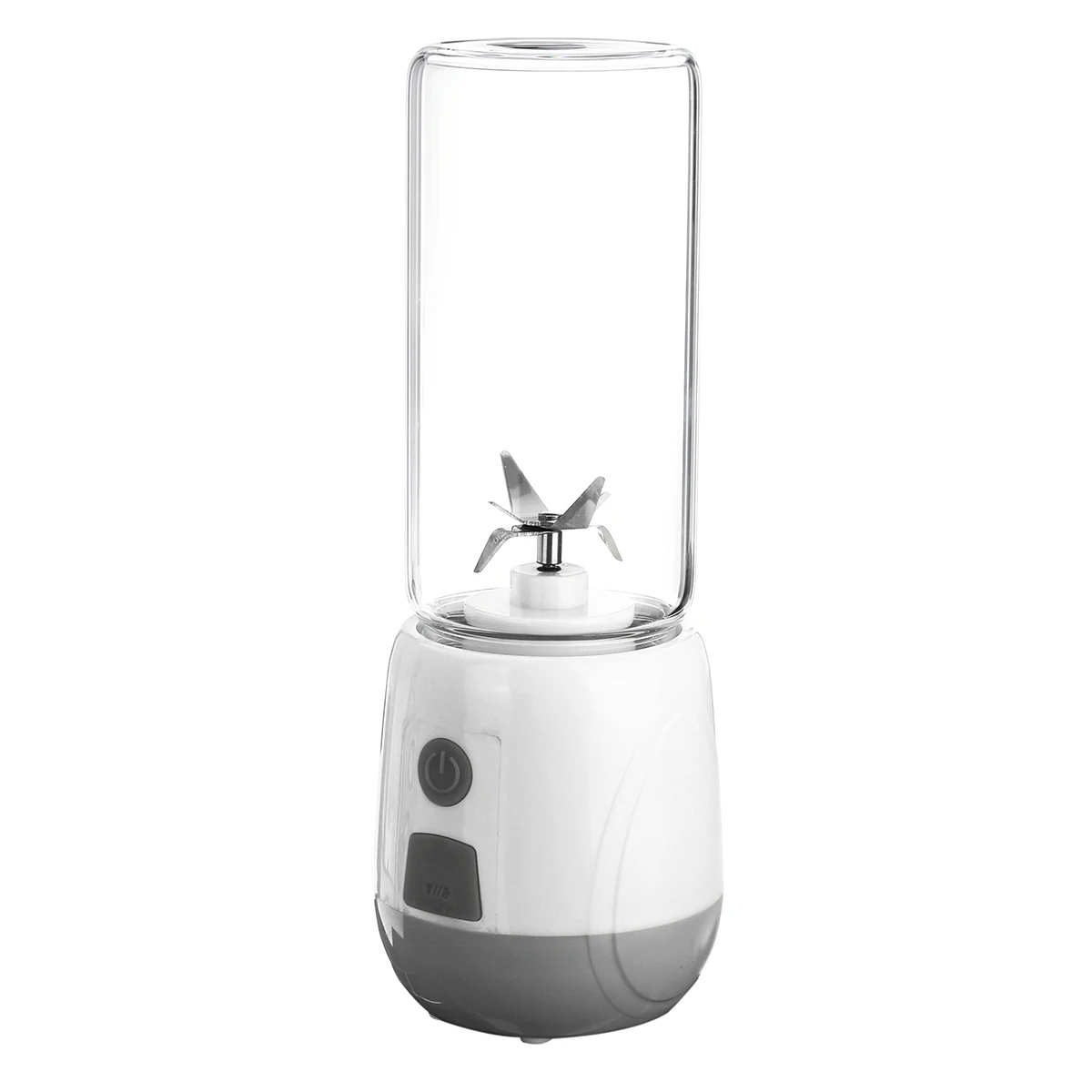 White juice maker Многофункциональная портативная соковыжималка электрическая USB перезаряжаемая смузи Blende r Cute 400 мл чашка для фруктового сока детская пища для дома - Цвет: White juice maker