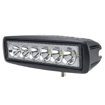 

Car LED Work Ceiling Light Bars for Trucks Tractor SUV ATV Offroad 18W Auto Spotlight Forklift Lamp Vehicle Driving Fog Light
