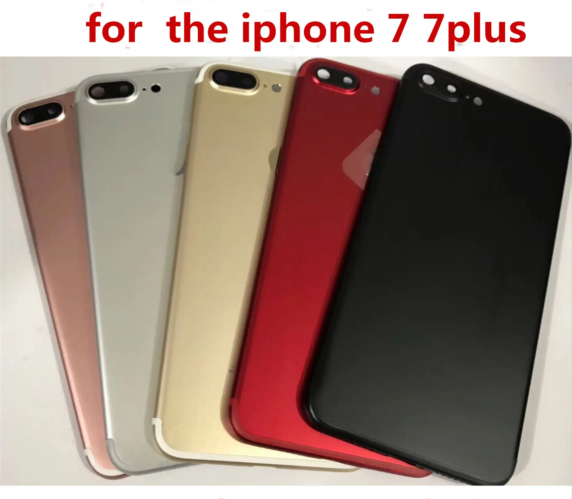 100% Оригинальный чехол для iPhone 7 7G 7plus Крышка батарейного отсека задняя крышка