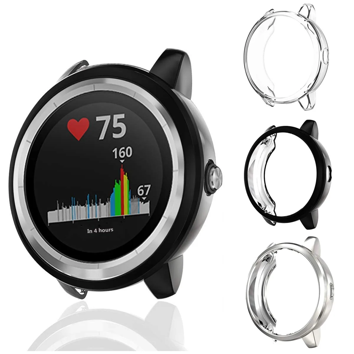 Ouhaobin 3 шт ТПУ защитный чехол для Garmin vivoactive 3 ультра-тонкое покрытие из ТПУ чехол для garmin vivoactive 3 SmartWatch 829#2