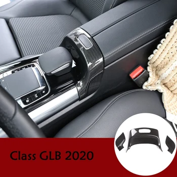 

for Mercedes Benz B GLB Class W247 X247 2019 2020 Carbon Fiber ABS Car Interior Armrest Box Switch Frame Cover Trim