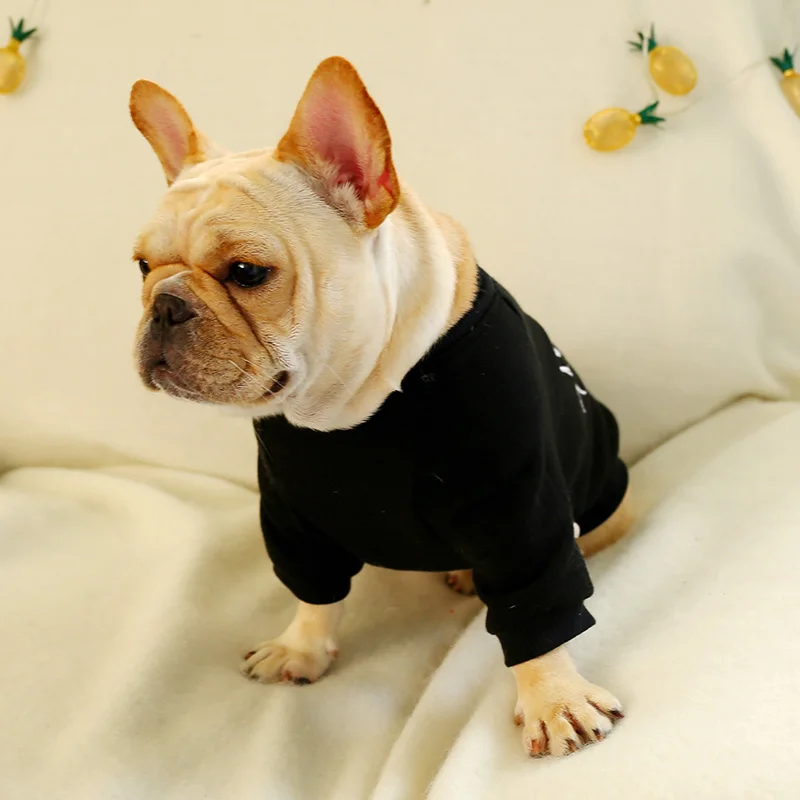 PETCIRCLE одежда для домашних животных Французский бульдог корги собака мопс Досуг случайный прекрасный ЭКГ круглый воротник рубашка