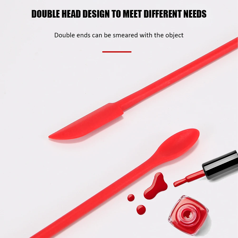 Flexible Silicone Scraper Reusable Beauty Kitchen Safe Last Drop Spatula Makeup Brushes Face Mask Brush Beauty Tools S/M/L