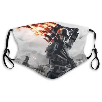 

Home Front Flag Protective Mask with Gasket Disposable Water Repellent Multilayer Filter Adult Sunscreen Large Mask S