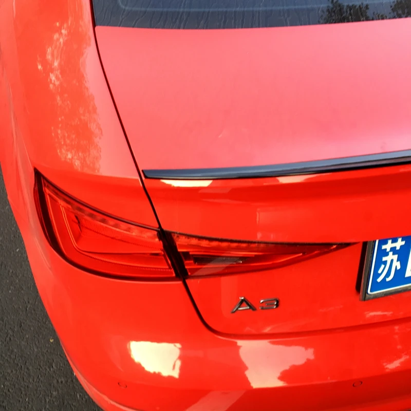 Используется для Audi A3 ABS Материал грунтовка цвет украшение в виде хвостового крыла задний багажник автомобиля спойлер