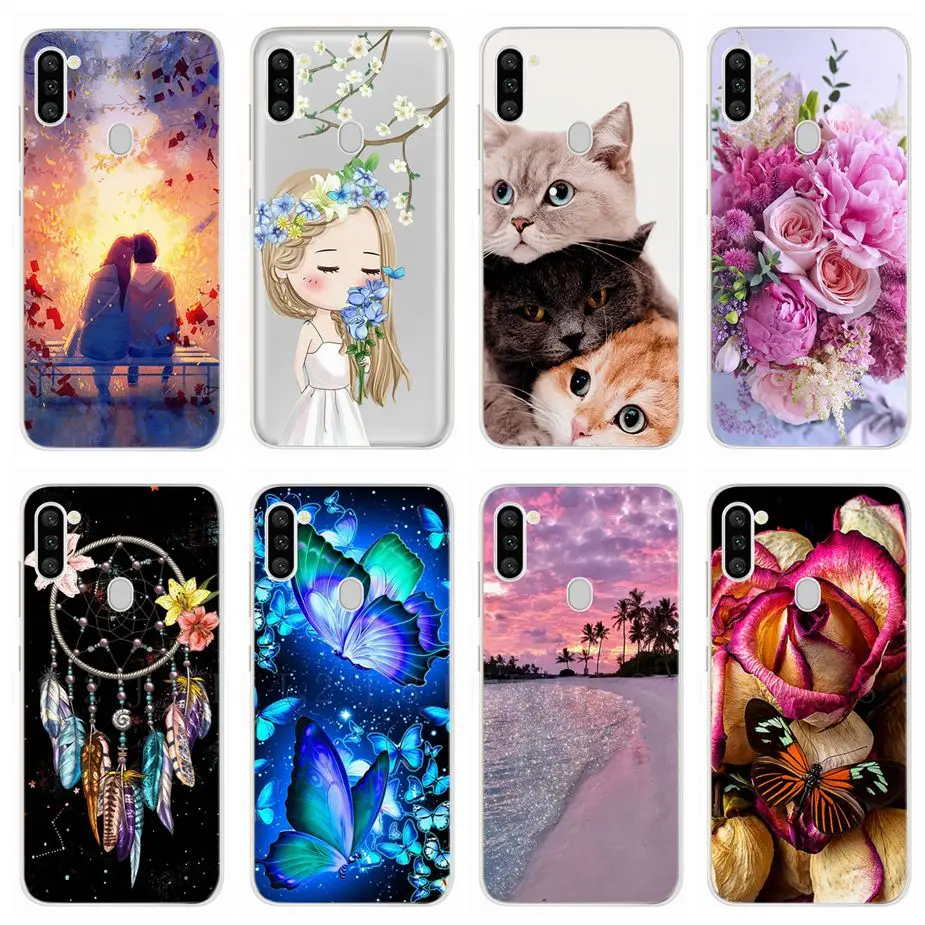 Cute Cartoon Soft TPU Silicone Phone Case - Stylish Back Cover Coque