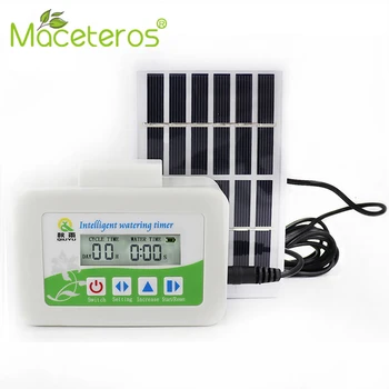 

Intelligente Solar Watering Timer Magneetventiel Intelligente Tuin Automatisch Sproeisysteem Apparaat Tuin Druppelirrigatie