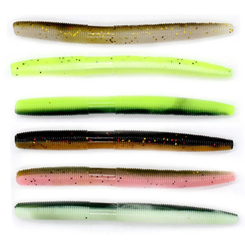 8 шт./лот рыболовная Мягкая приманка Senko искусственная в виде червя силиконовая