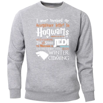 

Sweatshirts Game of Thrones Star Wars Jedi Hoodies Men Crewneck Sweatshirt Hoodie Jumper Winter is Coming Wolf Hoody Streetwear