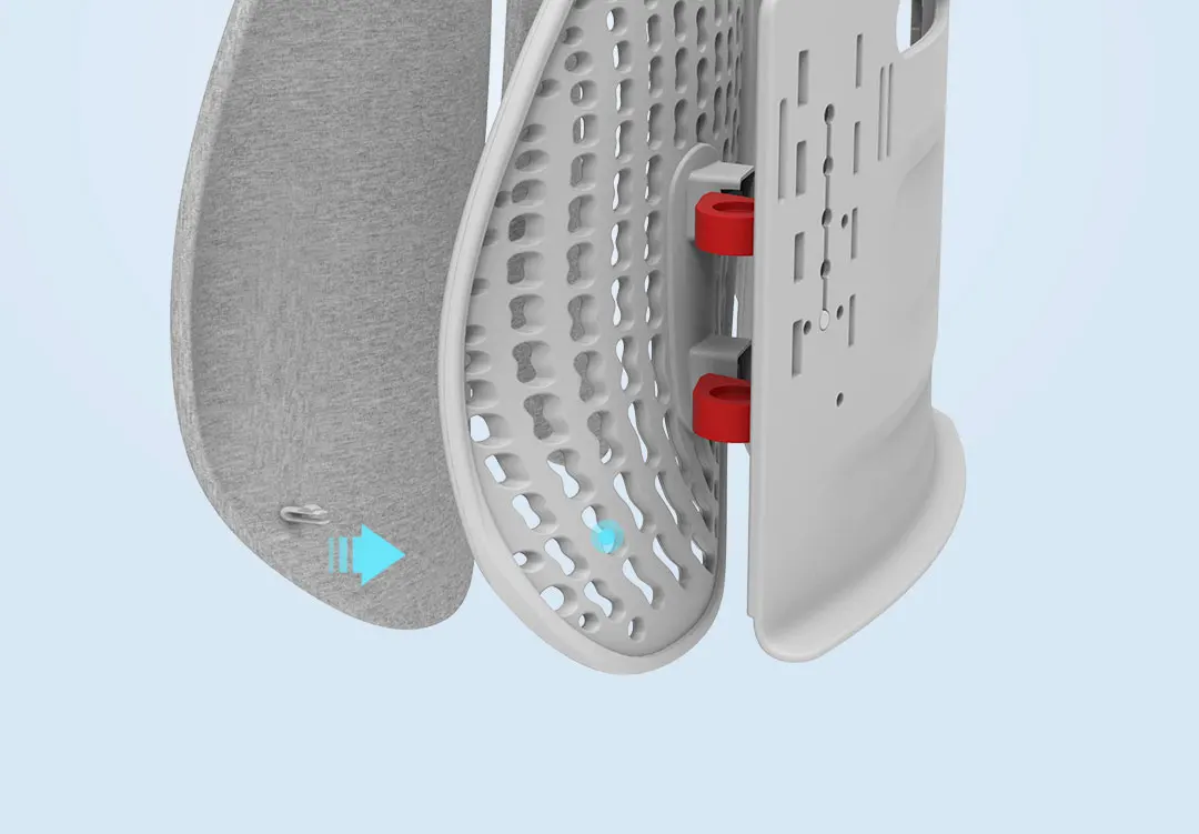 xiaomi Leband Adjustable Ergonomic Back Support Onekey Lift Wrap