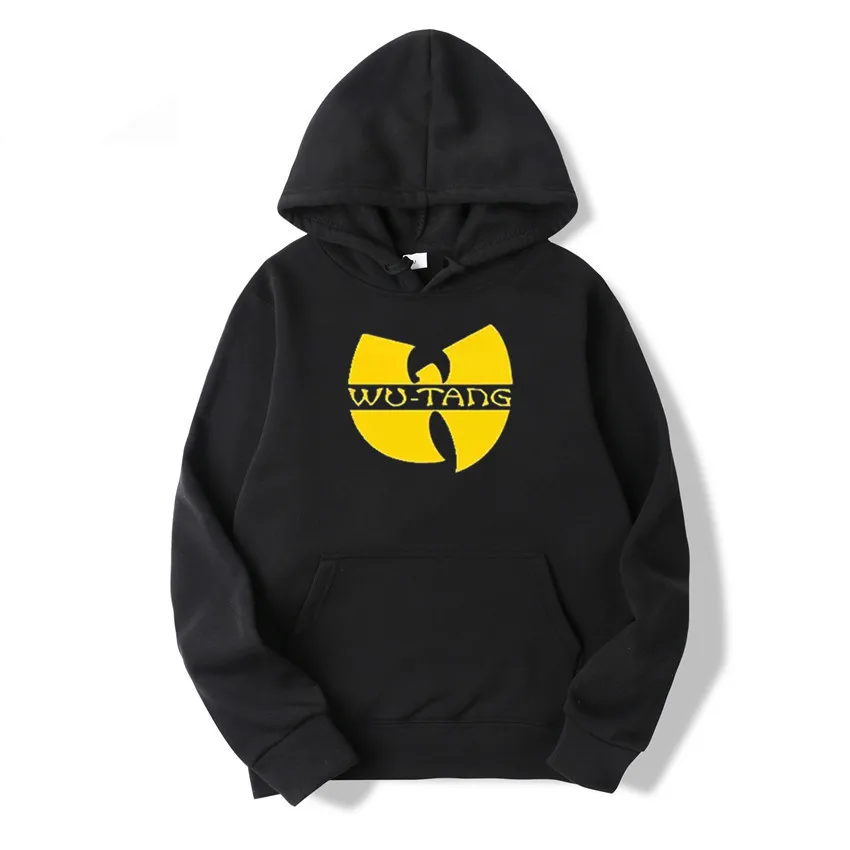 Толстовка с надписью Wu Tang модная худи в стиле хип-хоп логотипом группы толстовка
