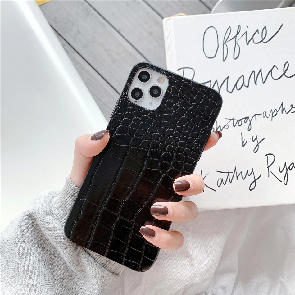 magsafe charger iphone 12 Retro Crocodile Leopard Snake Zebra Pattern Texture PU Leather Cases For iPhone 13 12 11 Pro XS MAX XR X 6s 7 8 Plus SE 20 Cover magsafe charger iphone 11