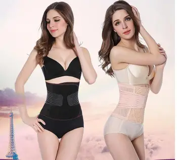

Women Postnatal Abdomen Belt Body Shaper Waist Trainer Breathable Belly Corset Girdle Waistband Women Slim Shapers Corset