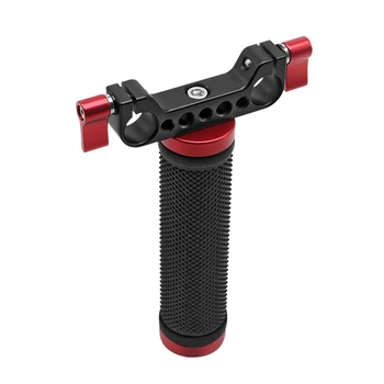 

15mm Handle Kit with Rod Clamp Connector, Applicable for DSLR Camera Rig Support Rail System
