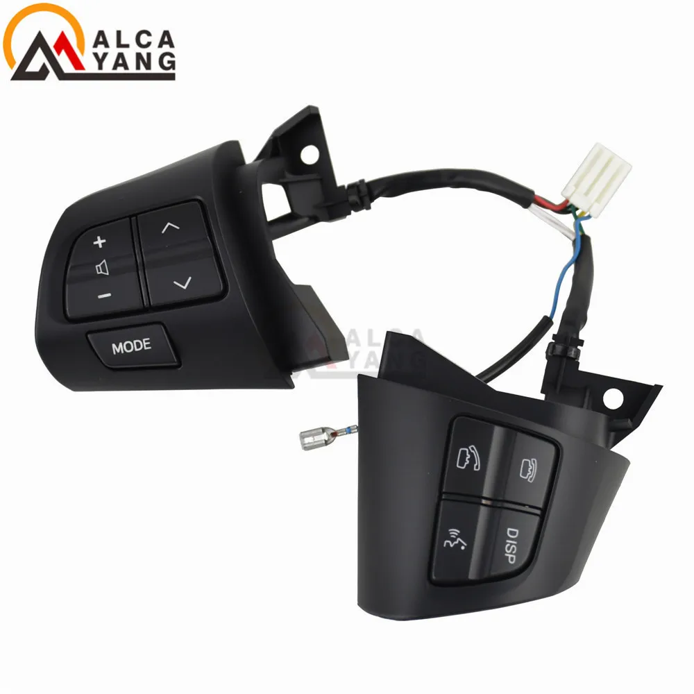 Рулевое колесо аудио кнопка управления 8425002230 для TOYOTA COROLLA ADE150 NDE150 NRE150 ZRE15* ZZE150 2010-2013 84250-02230 - Цвет: black