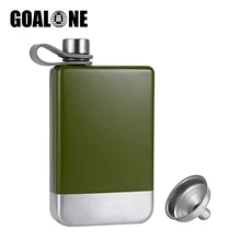 

GOALONE 9OZ Stainless Steel Hip Flask for Liquor Leak Proof Whiskey Flask with Funnel Screw Cap Pocket Flask Set for Men Women