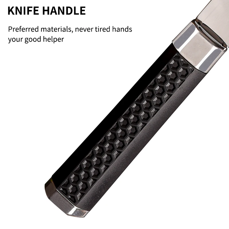 QVZ Chinese Kitchen Knife 4CR14 Stainless Steel Kitchen Knife Sharp Meat Cleaver Cooking Tool Slicing Knife Vegetable Knife