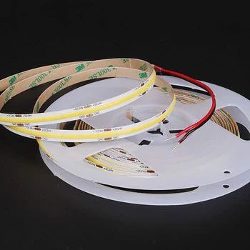 

DC12v dc24v flexible fob cob led strip high density no spot 12W/meter warm white/nature white/white Dimmable FOB Linear Ribbon