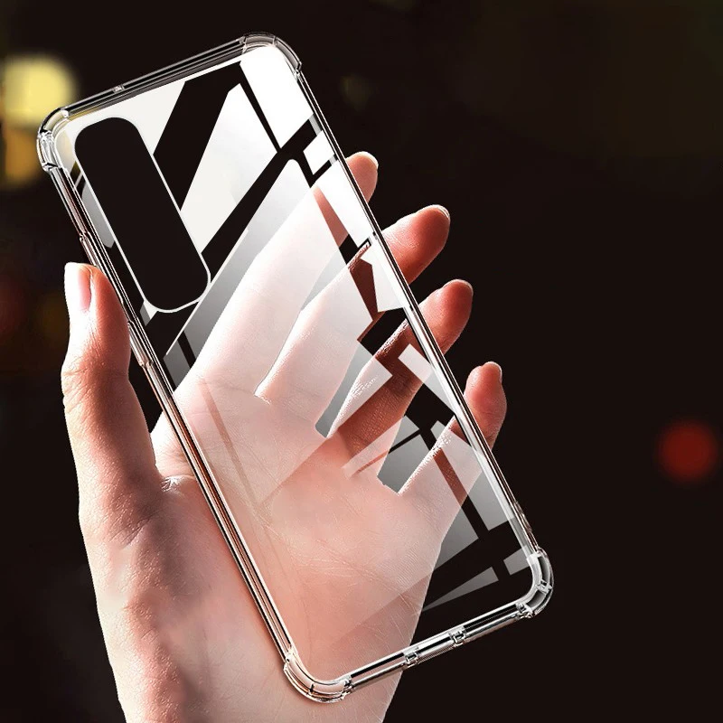 Прозрачный мягкий силиконовый чехол из ТПУ для OPPO Find X2 Pro Realme C12 F11 X | Мобильные