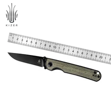 Coltello pieghevole Kizer EDC quickv3594c2 coltello da tasca di sopravvivenza G10 manico in micinetto 2021 nuovo strumento da campeggio esterno in acciaio da 154CM