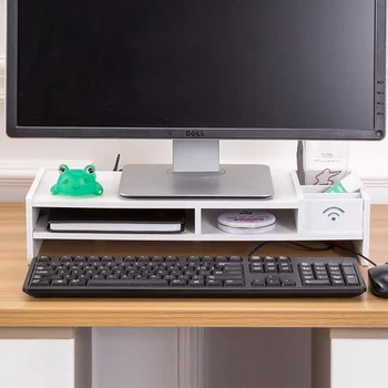 

Multi-function Desktop Monitor Stand Computer Screen Riser Shelf Plinth Strong Laptop Stand Desk Holder For Notebook TV