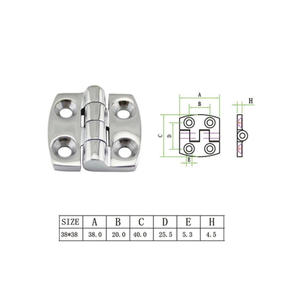 TACO Marine | Cast Stainless Steel Intelli-Hinge Flush Mount TACO Marine | Cast Stainless Steel Intelli-Hinge Flush Mount