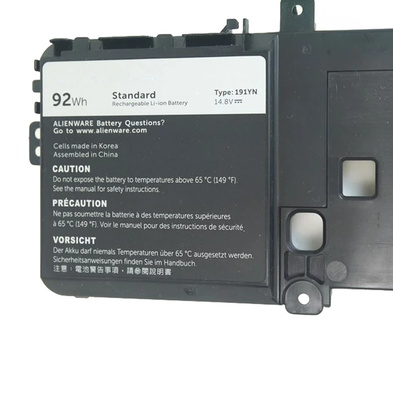 GZSM ноутбук батарея 2F3W1 для Dell 191YN батарея для ноутбука ALW15ED-1828 ALW15ED-1828T ALW15ED-1728 ALW15ED-2828T зарядное устройство для ноутбука