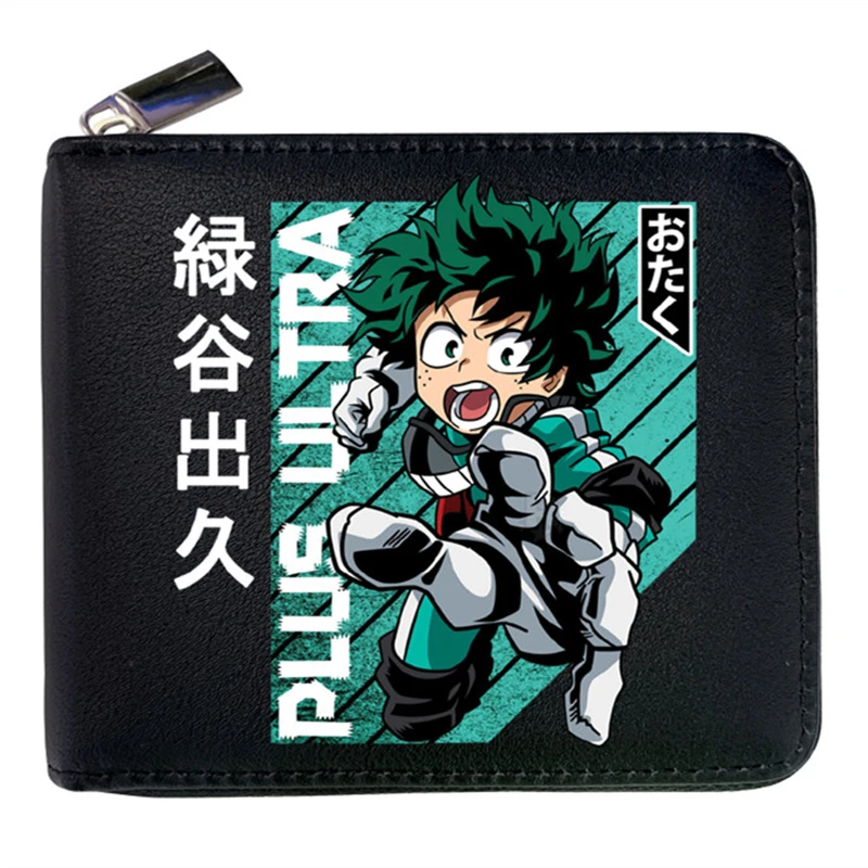 

New Arrival My Hero Academia Cartoon Wallet With Card Holder Short Purse for Young