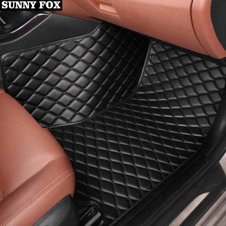 "SunnY Fox автомобильные коврики для BMW 5 серии E60 E61 520i 523i 525i 528i 530i 535i 540 525D 530d 535D стайлинга автомобилей 5D линованные коврики