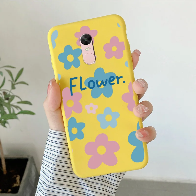 Matte Silicone Soft TPU Shell For Xiaomi Redmi Note 4 4x Note 5Pro Note 5A Cartoon Butterfly Shell For Redmi Note5a Phone Cover cell phone lanyard pouch Cases & Covers