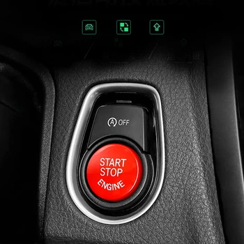 

1pcs Car Engine Start Stop Button Cover sticker For bmw M Sticker X1 X3 X4 X5 X6 X7 e46 e90 f20 e60 e39 f10 f30 Car accessories