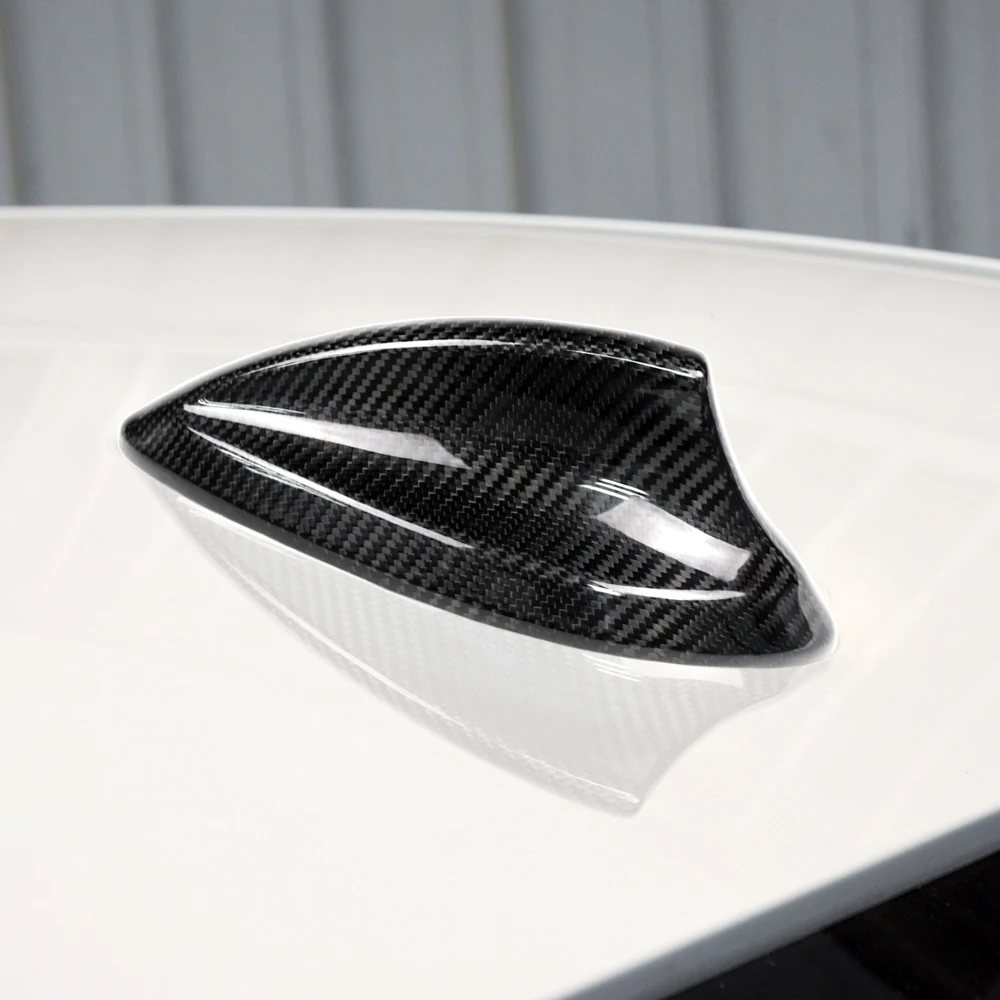 Car shark fin antenna Real Carbon Fiber BMW M2 M3 M4 12345 7 Series X1 X3 F22 F30 F34 F80 F87 F32 F36 F82 G11 G20 G12 G30 Shark Fin Antenna Cover